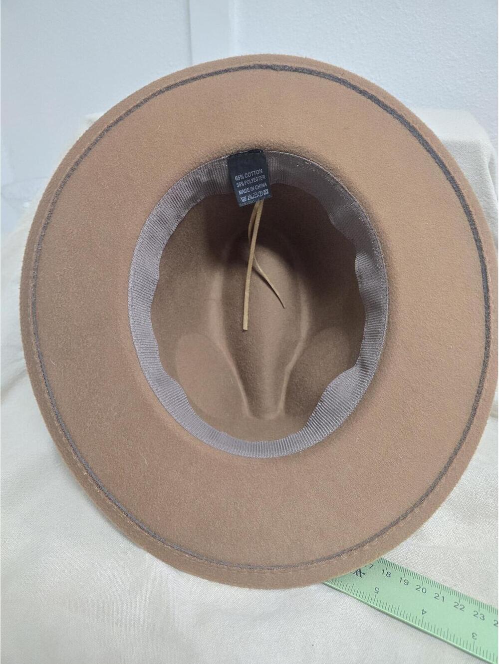 🤎 CLASSIC COFFEE BROWN WIDE BRIM FEDORA 🤎 boho festival - Picture 6 of 8